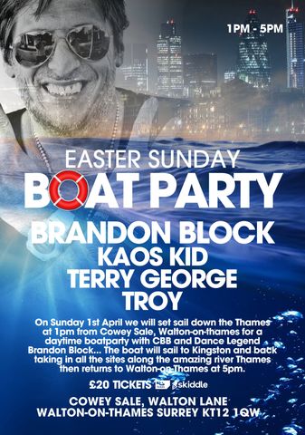 EASTER SUNDAY BOAT PARTY POSTER